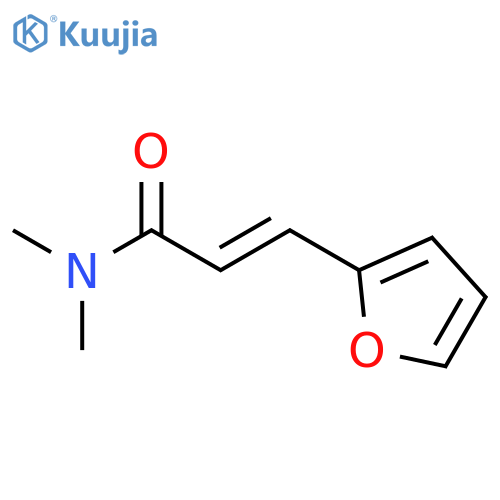 (2E)-3-(2-furanyl)-N,N-dimethyl-2-Propenamide structure