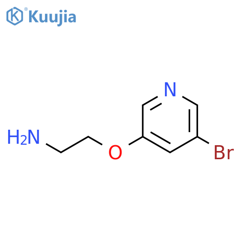 2-(5-bromopyridin-3-yl)oxyethan-1-amine structure