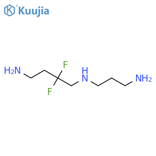 1,4-Butanediamine,N1-(3-aminopropyl)-2,2-difluoro- structure