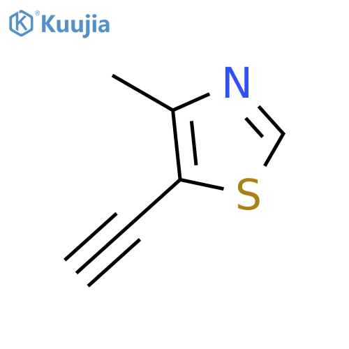 5-Ethynyl-4-methylthiazole structure