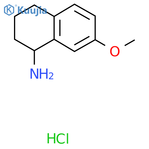 7-Methoxy-1,2,3,4-tetrahydro-naphthalen-1-ylamine Hydrochloride structure