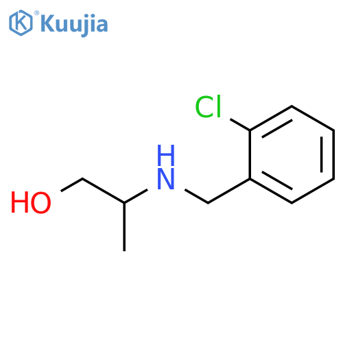 2-{(2-Chlorophenyl)methylamino}propan-1-ol structure