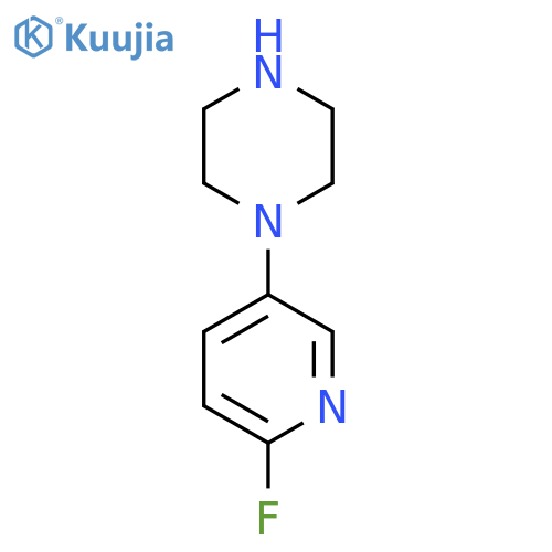 1-(6-Fluoropyridin-3-yl)piperazine structure