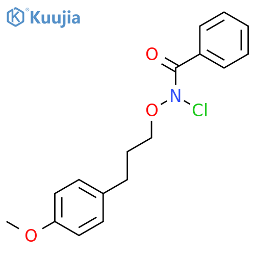 Benzamide, N-chloro-N-[3-(4-methoxyphenyl)propoxy]- structure