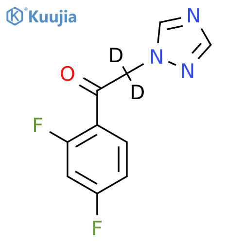 2,4-Difluoro-a-(1H-1,2,4-triazolyl)acetophenone-d2 structure