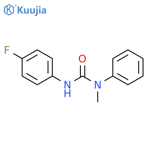 1-(4-fluorophenyl)-3-methyl-3-phenylurea structure