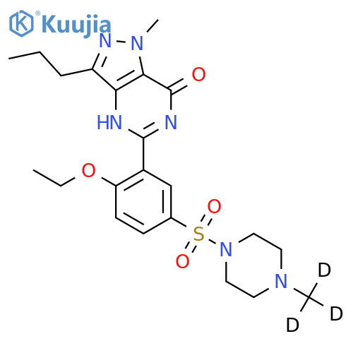 Sildenafil-d3 structure