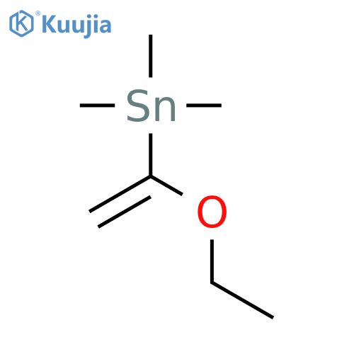 Stannane,(1-ethoxyethenyl)trimethyl- structure