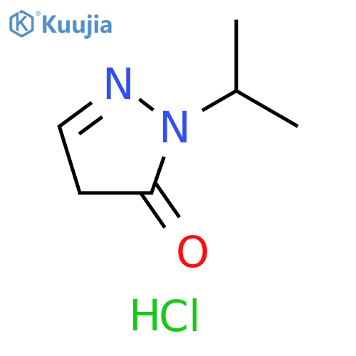 1-(propan-2-yl)-4,5-dihydro-1H-pyrazol-5-one hydrochloride structure