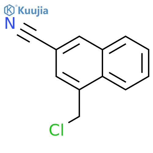 2-Naphthalenecarbonitrile, 4-(chloromethyl)- structure
