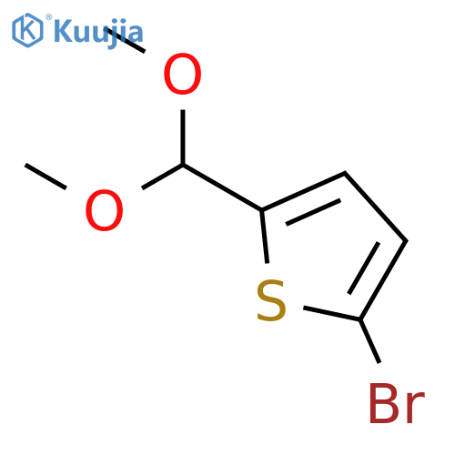 2-bromo-5-(dimethoxymethyl)thiophene structure