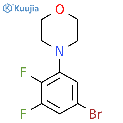 4-(5-Bromo-2,3-difluorophenyl)morpholine structure