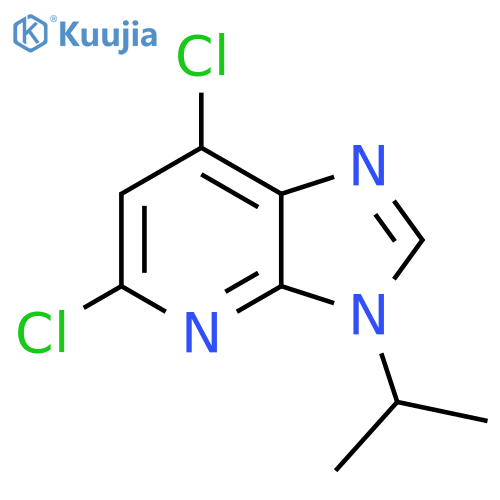 5,7-Dichloro-3-isopropyl-3H-imidazo[4,5-b]pyridine structure