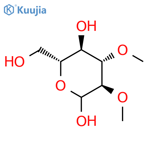 2,3-DI-O-METHYL-D-GLUCOPYRANOSE structure