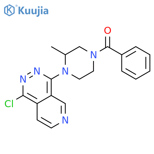 (R)-(4-(1-Chloropyrido[3,4-d]pyridazin-4-yl)-3-methylpiperazin-1-yl)(phenyl)methanone structure