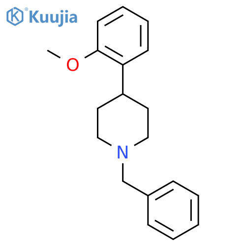1-Benzyl-4-(2-methoxyphenyl)tetrahydropyridine structure