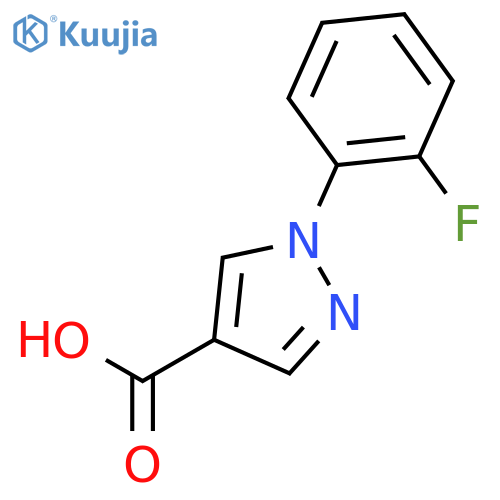 1-(2-Fluorophenyl)-1H-pyrazole-4-carboxylic acid structure