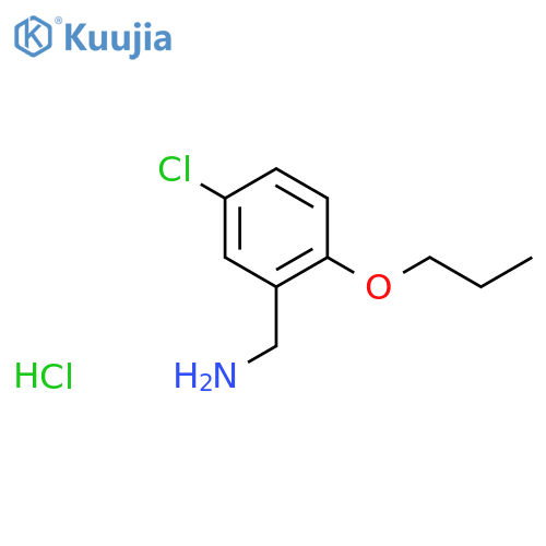 (5-Chloro-2-propoxybenzyl)amine Hydrochloride structure