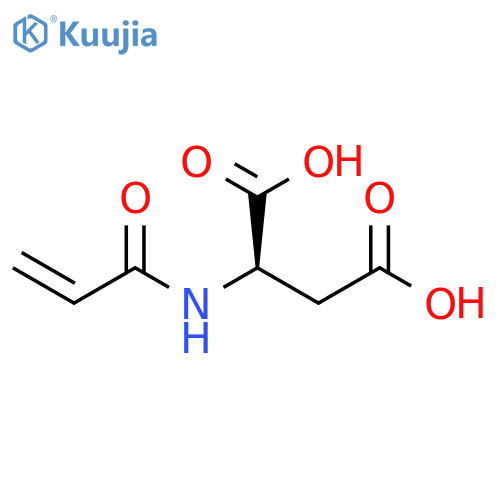 (2R)-2-(prop-2-enamido)butanedioic acid structure