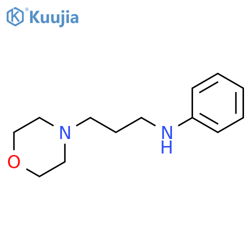 N-[3-(morpholin-4-yl)propyl]aniline structure