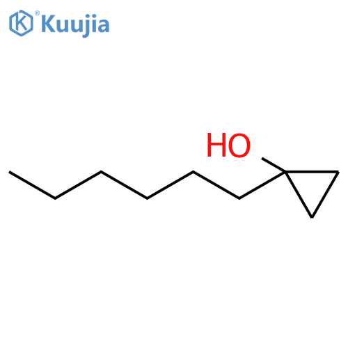 1-hexylcyclopropan-1-ol structure