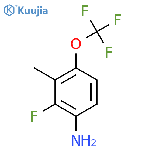 2-Fluoro-3-methyl-4-(trifluoromethoxy)aniline structure