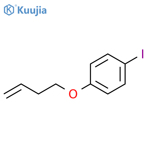 1-(But-3-en-1-yloxy)-4-iodobenzene structure