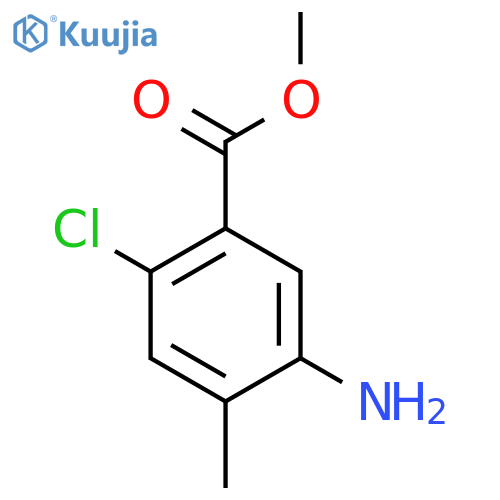 Methyl 5-amino-2-chloro-4-methylbenzoate structure