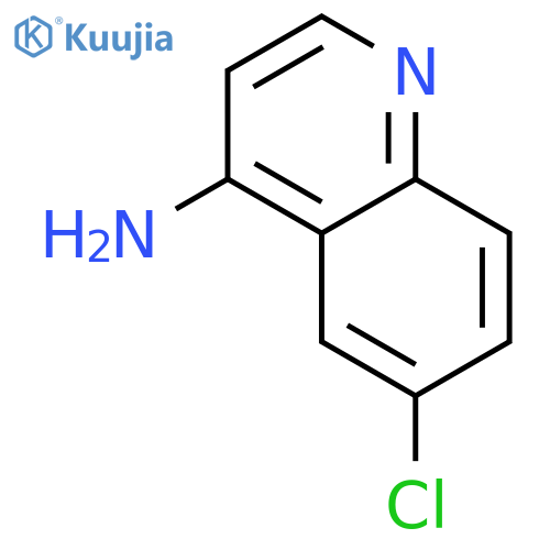 4-Quinolinamine,6-chloro-, hydrochloride (1:1) structure