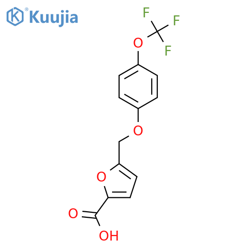 5-{4-(Trifluoromethoxy)phenoxymethyl}-2-furoic Acid structure