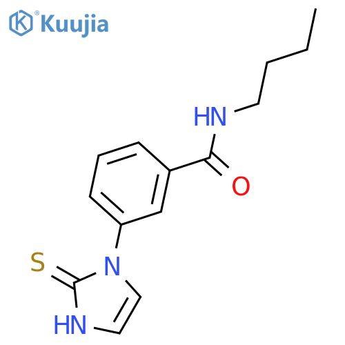 N-Butyl-3-(2-sulfanyl-1H-imidazol-1-yl)benzamide structure