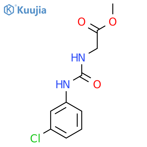Methyl 2-{(3-Chlorophenyl)carbamoylamino}acetate structure