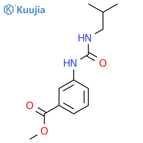 methyl 3-(3-isobutylureido)benzoate structure