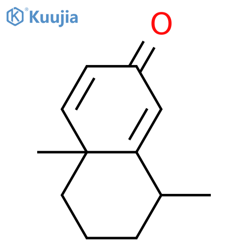 11,12,13-Trinor-5,8-eudesmadien-7-one; (4β,10α)-form structure