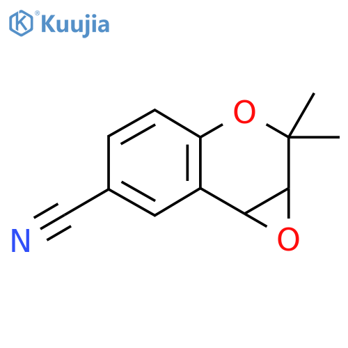 2,2-Dimethyl-3,4-epoxy-6-cyanochroman structure