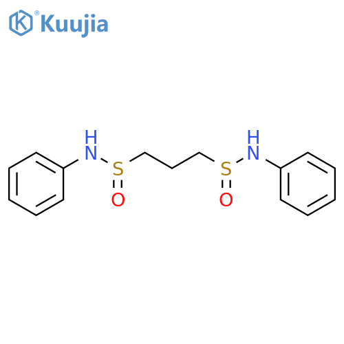 1,3-Propanedisulfinamide, N,N'-diphenyl- structure