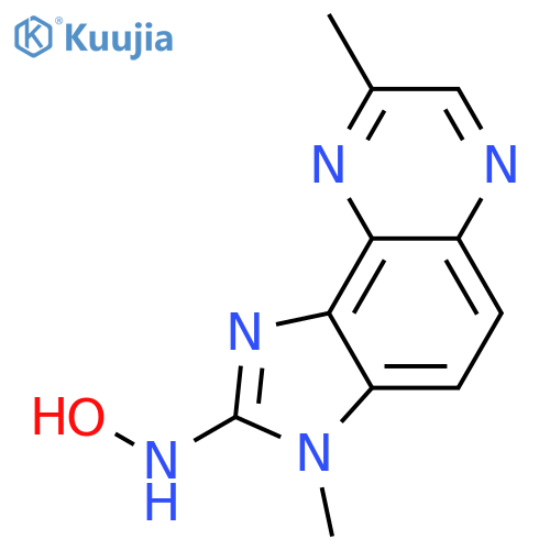 N-(3,8-Dimethyl-3H-imidazo[4,5-f]quinoxalin-2-yl)hydroxylamine structure