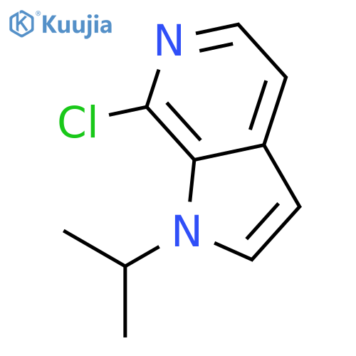 7-chloro-1-(1-methylethyl)-1H-Pyrrolo[2,3-c]pyridine structure