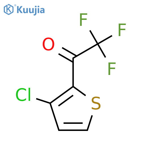 1-(3-chlorothiophen-2-yl)-2,2,2-trifluoroethan-1-one structure