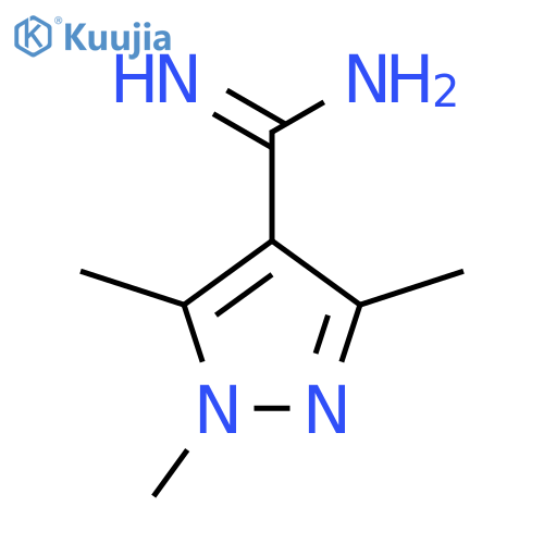 trimethyl-1H-pyrazole-4-carboximidamide structure