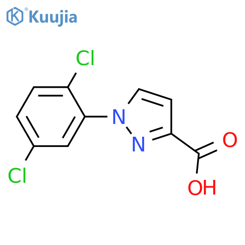 1H-Pyrazole-3-carboxylic acid, 1-(2,5-dichlorophenyl)- structure