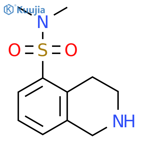 N,N-dimethyl-1,2,3,4-tetrahydroisoquinoline-5-sulfonamide structure