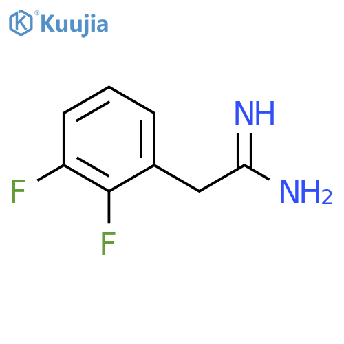 2-(2,3-difluorophenyl)ethanimidamide structure