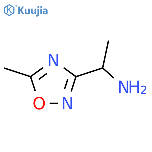 1-(5-Methyl-1,2,4-oxadiazol-3-yl)ethan-1-amine structure