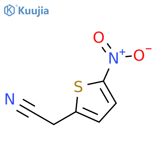 2-(5-nitrothiophen-2-yl)acetonitrile structure