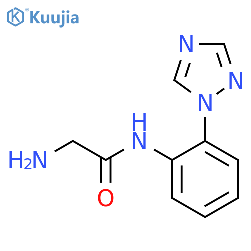 2-Amino-N-2-(1H-1,2,4-triazol-1-yl)phenylacetamide structure