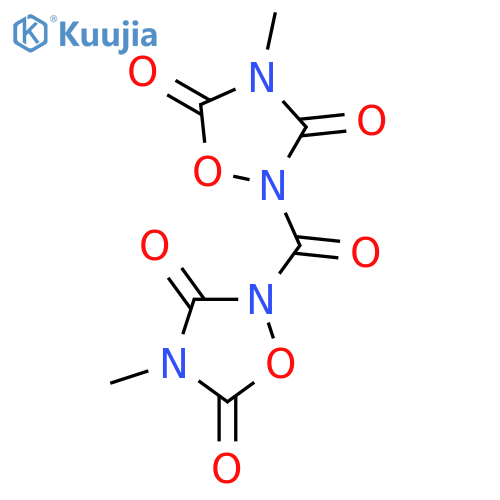 2,2'-Carbonylbis(3,5-dioxo-4-methyl-1,2,4-oxadiazolidine) structure