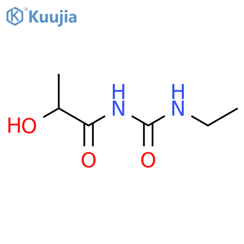 1-Ethyl-3-(2-hydroxypropanoyl)urea structure
