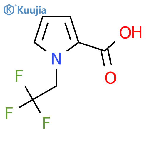 1-(2,2,2-Trifluoroethyl)-1H-pyrrole-2-carboxylic acid structure