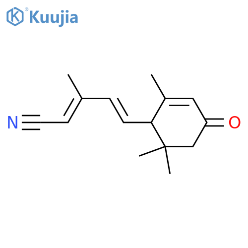 (3-Oxo-α-ionylidene)acetonitrile structure